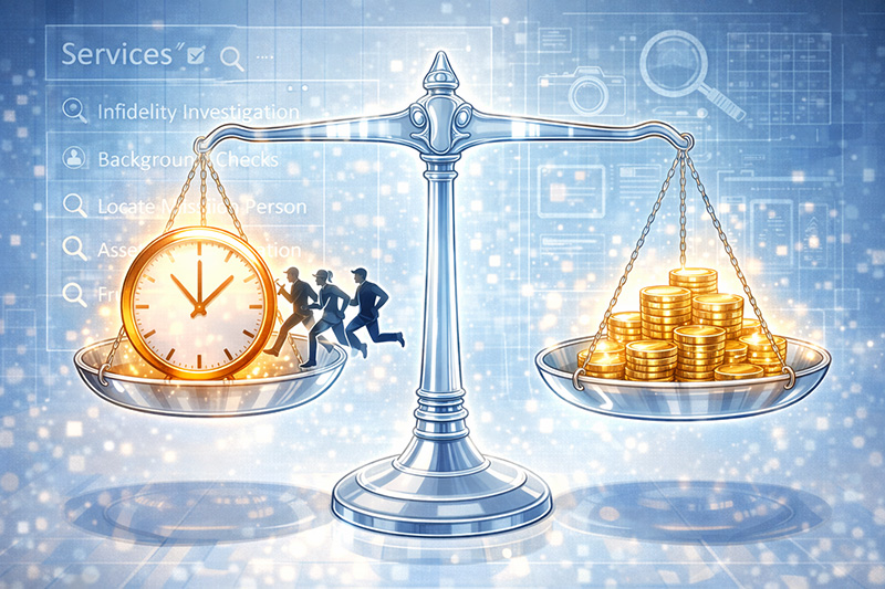 徵信社收費標準及合理性