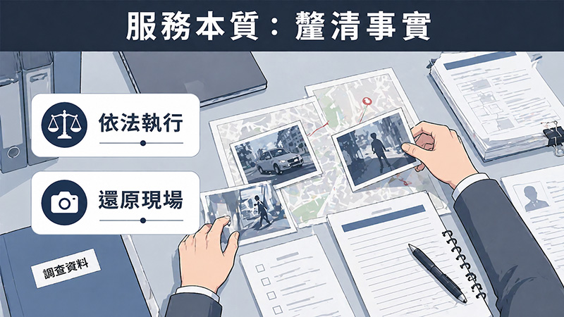 徵信社的服務本質是什麼？