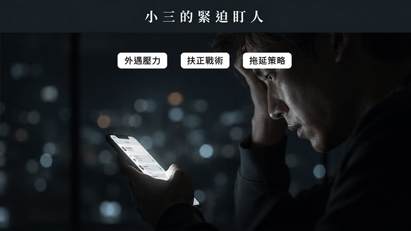 小三的緊迫盯人