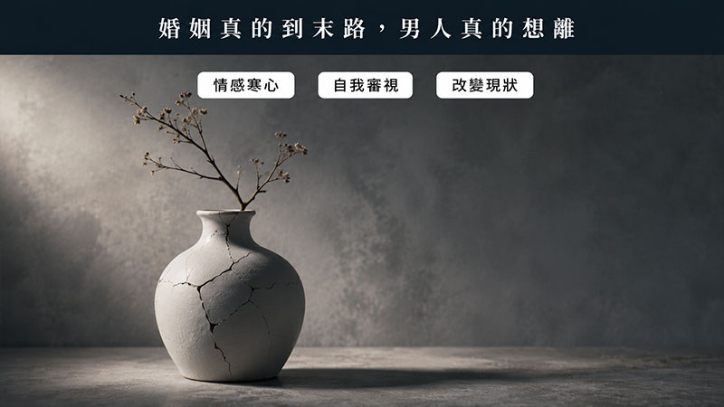 婚姻真的到末路,男人真的想離