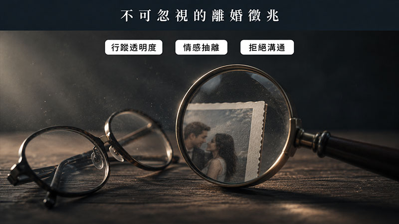 男人突然提離婚前,可能已經出現這些徵兆