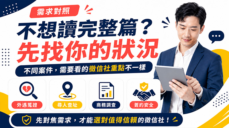 不想讀完整篇?先找你的狀況