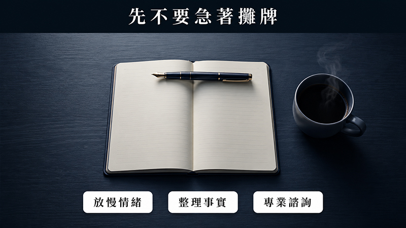 懷疑老公外遇時,先不要急著攤牌