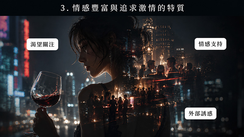情感豐富的女人