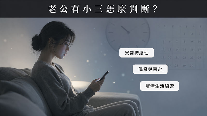 老公有小三怎麼判斷?短暫外遇與固定交往的 7 個差別