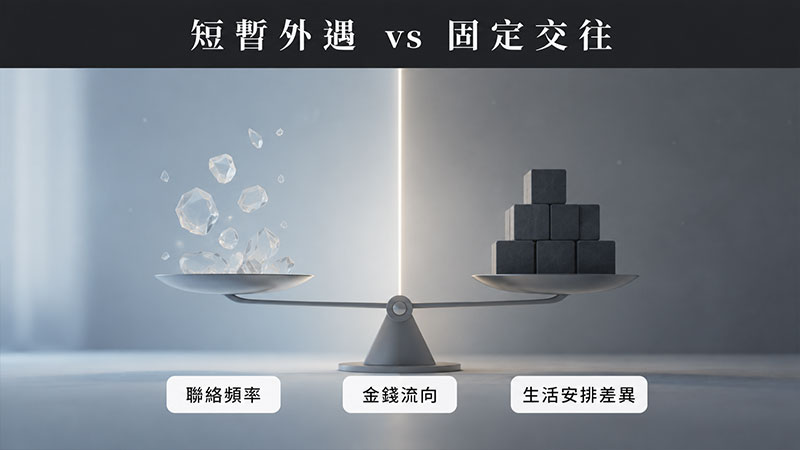 短暫外遇與固定交往,差別不只在時間