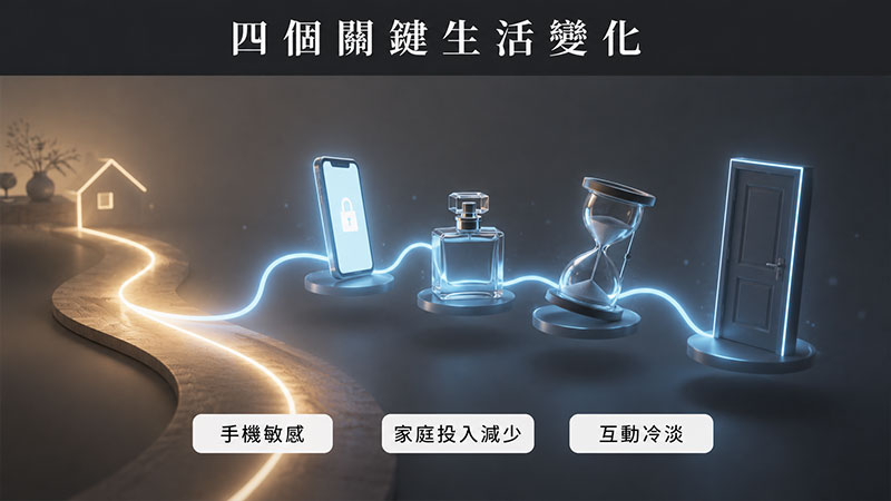 懷疑老公有小三,可以先看這四個生活變化