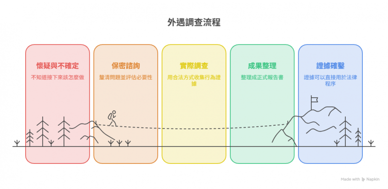 外遇蒐證流程 外遇蒐證流程