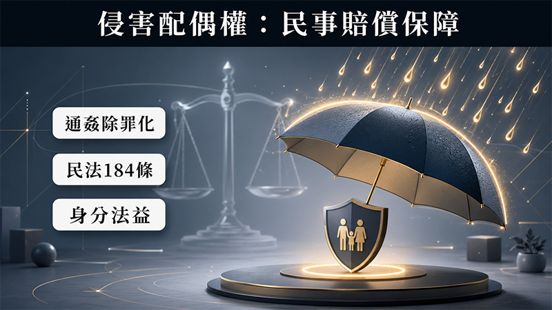 侵害配偶權成立要件有哪些?法院判斷、蒐證與賠償重點