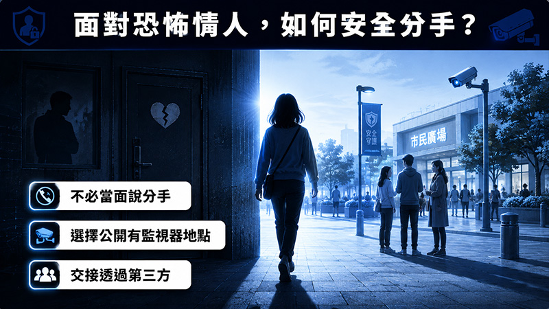 面對恐怖情人,如何安全分手?