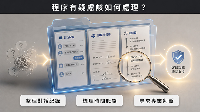 已經簽了才發現證人程序有疑問怎麼辦?