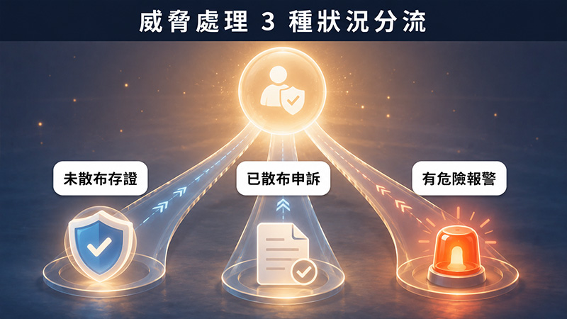 私密照被威脅時先做什麼？先看 3 種狀況決定第一步