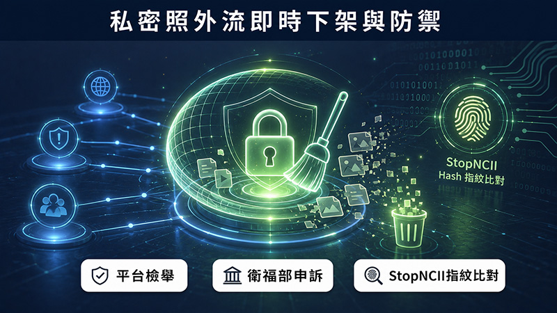 私密照已經外流怎麼辦？先下架，再降低再次散布風險