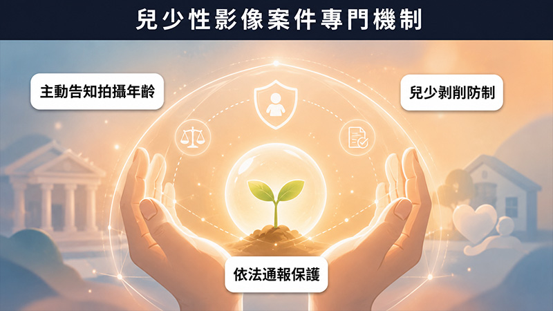 影像拍攝時未滿 18 歲怎麼辦？不要當成一般成人案件自己處理