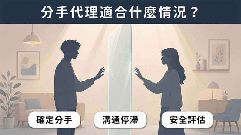 分手代理適合什麼情況?5 種常見分手困境