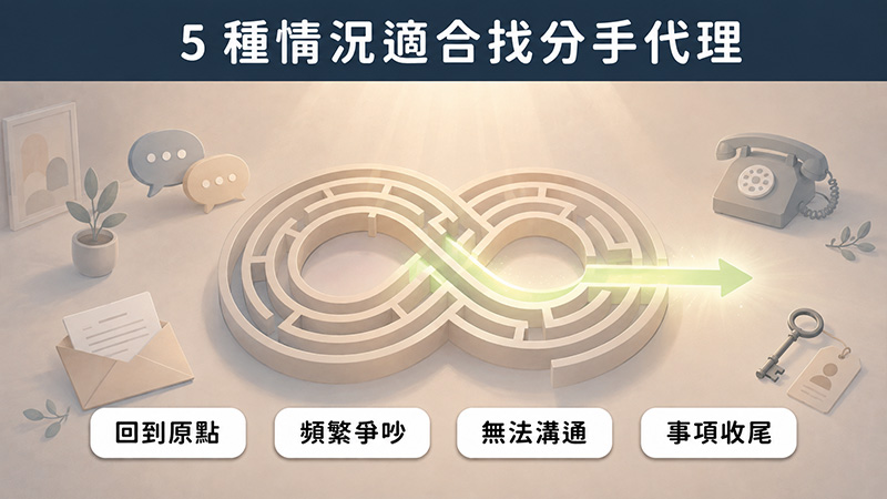 5 種情況比較適合找分手代理