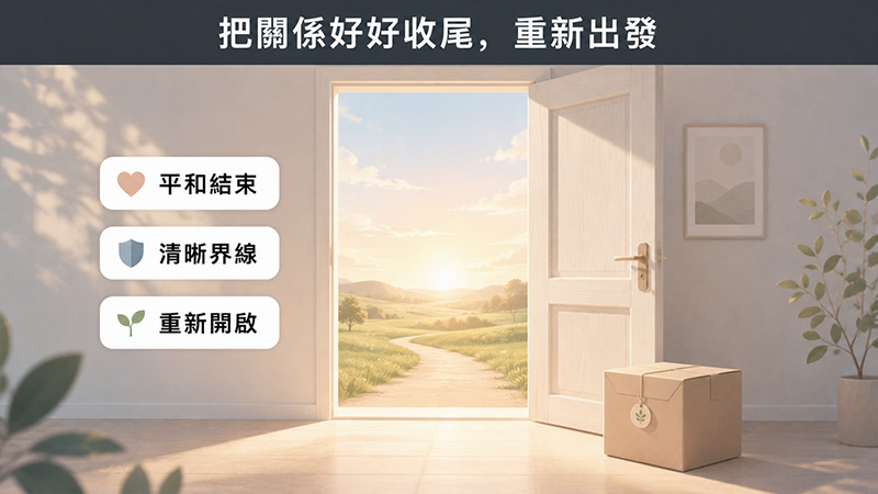 分手代理真正要解決的,是「怎麼把關係收尾」