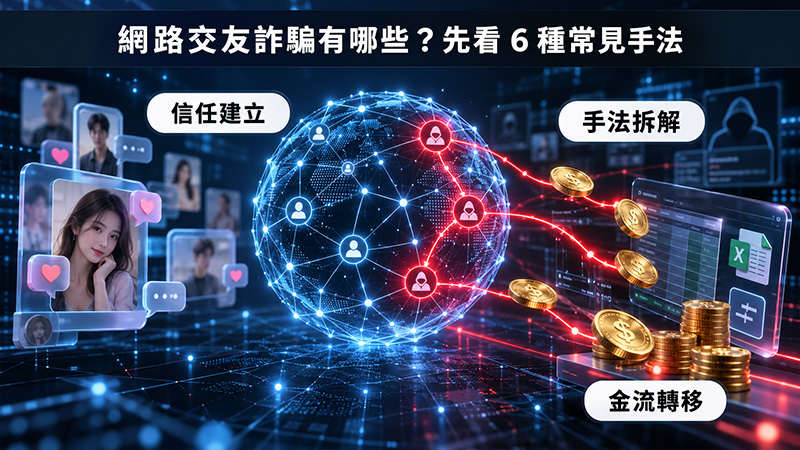 網路交友詐騙有哪些?先看 6 種常見手法